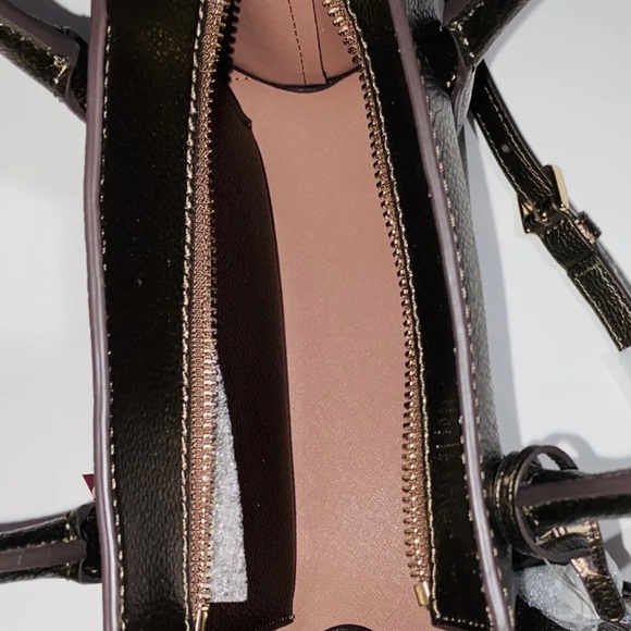 KATE SPADE New York Eva Small Top Zip Crossbody Bag ASH METALLIC MSRP $329 - Picture 7 of 10